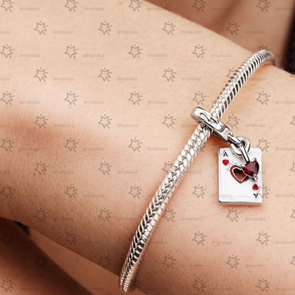 Pandora Disney Villains Queen of Hearts Double Dangle Charm - Picture 4 of 5